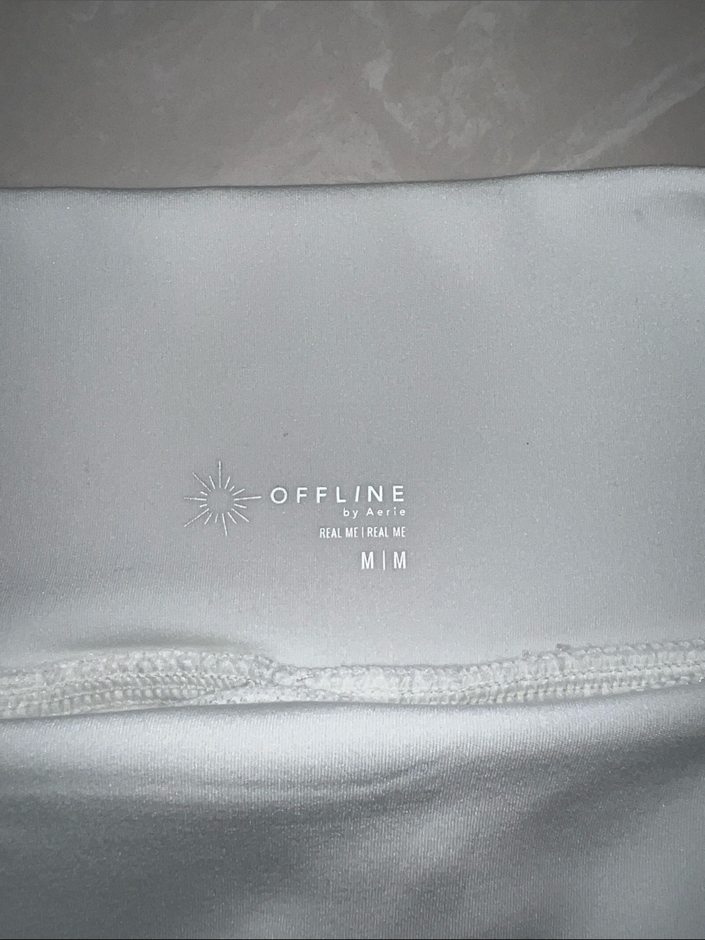 Offline By Aerie Real Me Eyelet Skort White Tiered Tennis Mini Skirt Sz. Medium - Picture 6 of 11